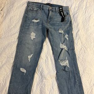 Express boyfriend rigid denim jeans